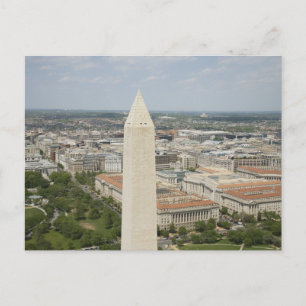 Bovenkant van het Washington Monument Briefkaart