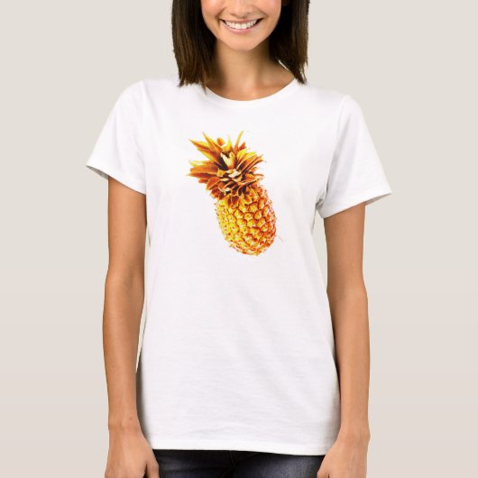 Bovenkant verhitte ananas t-shirt (Voorkant)
