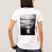 Bovenkant zonsondergang B&W T-shirt (Achterkant)