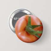 Bovenknop tomaten ronde button 5,7 cm (Voorkant /achterkant)
