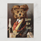 Bovenkorst Nieuwjaar Feestdagenkaart (Voorkant)