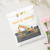 Bovenkraan voor bouwvoertuigen bedankzakje (Gezegeld)