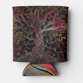 bovenliggende voorouderlijke boom blikjeskoeler (Voorkant)