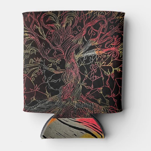 bovenliggende voorouderlijke boom blikjeskoeler (Voorkant)