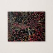 bovenliggende voorouderlijke boom legpuzzel (Horizontaal)