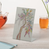 bovenliggende voorouderlijke boom reclamebord met voetstuk (Insitu)