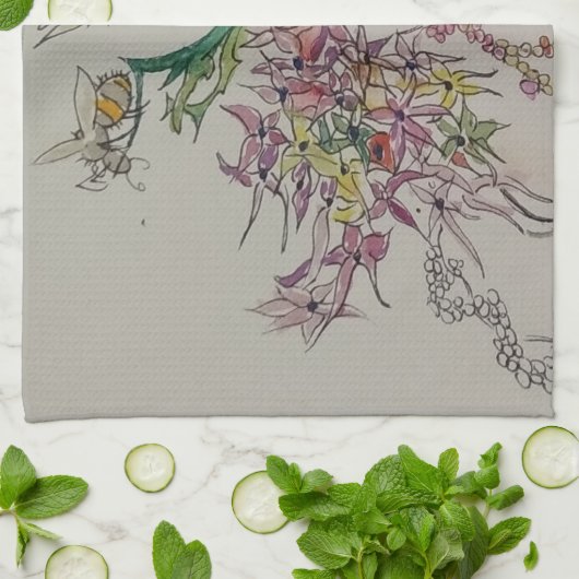 bovenliggende voorouderlijke boom theedoek (Gevouwen)