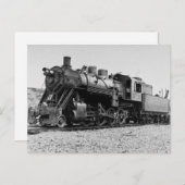 Bovenmeer & Ishpeming Railroad Engine #20 Briefkaart (Voorkant / Achterkant)