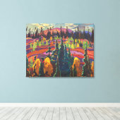 Bovenmeer land A. Y. Jackson | Canvas Afdruk (Insitu (Houten vloer))