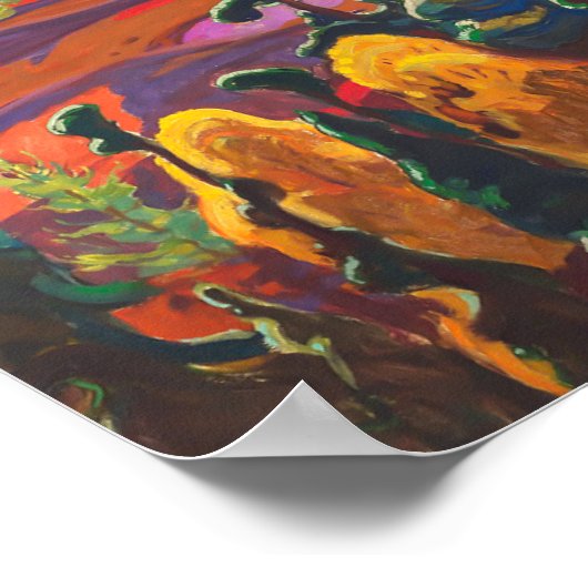 Bovenmeer land A. Y. Jackson | Poster (Hoek)