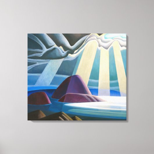 Bovenmeer | Lawren Harris | Fotoafdrukken Canvas Afdruk (Voorkant)
