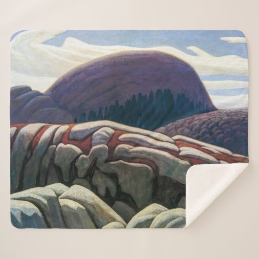 Bovenmeer | Lawren Harris | Sherpa Deken (Voorkant (horizontaal))