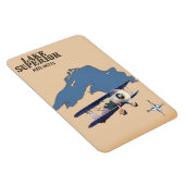 Bovenmeer Noord-Amerika kaart Magneet (Rechterzijde)