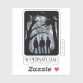 Bovennatuurlijk bos silhouet grafisch sticker (Vel)