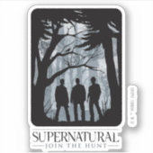 Bovennatuurlijk bos silhouet grafisch sticker (Voorkant)