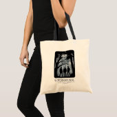 Bovennatuurlijk bos silhouet grafisch tote bag (Voorkant (product))