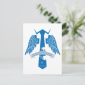 Bovennatuurlijk Castiel Stropdas Quote Graphic Briefkaart (Staand voorkant)