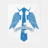 Bovennatuurlijk Castiel Stropdas Quote Graphic Fleece Deken (Voorkant)