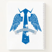 Bovennatuurlijk Castiel Stropdas Quote Graphic Notitieboek (Achterkant)