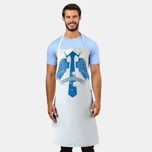 Bovennatuurlijk Castiel Stropdas Quote Graphic Schort (Gedragen)