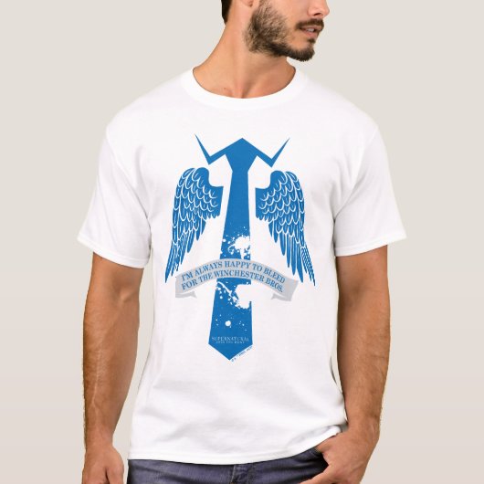 Bovennatuurlijk Castiel Stropdas Quote Graphic T-shirt (Voorkant)