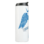 Bovennatuurlijk Castiel Stropdas Quote Graphic Thermosbeker (Gedraaid links)