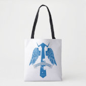 Bovennatuurlijk Castiel Stropdas Quote Graphic Tote Bag (Voorkant)