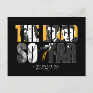 Bovennatuurlijk "De weg tot nu toe" Briefkaart