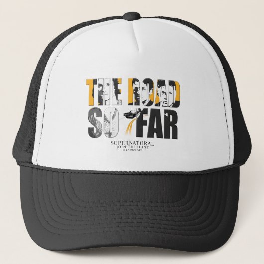 Bovennatuurlijk "De weg tot nu toe" Trucker Pet (Voorkant)