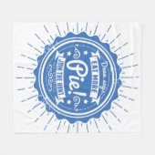 Bovennatuurlijk "Dean zegt eet meer taart!" Fleece Deken (Voorkant (Horizontaal))