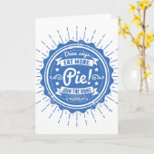 Bovennatuurlijk "Dean zegt eet meer taart!" Kaart (Gele Bloem)