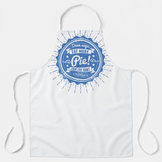 Bovennatuurlijk "Dean zegt eet meer taart!" Schort (Voorkant)