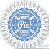 Bovennatuurlijk "Dean zegt eet meer taart!" Sticker (Voorkant)
