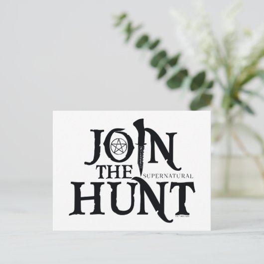 Bovennatuurlijk "Doe mee met de jacht" Briefkaart (Staand voorkant)