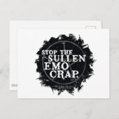 bovennatuurlijk "emo" citaat briefkaart (Voorkant / Achterkant)