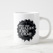 bovennatuurlijk "emo" citaat grote koffiekop (Rechts)