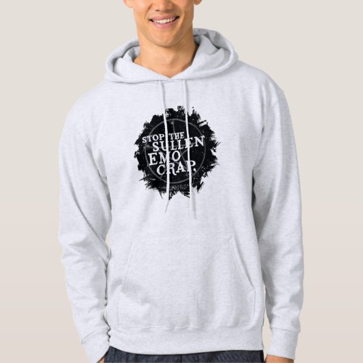 bovennatuurlijk "emo" citaat hoodie (Voorkant)