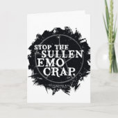 bovennatuurlijk "emo" citaat kaart (Voorkant)