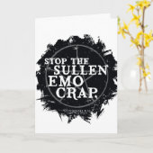 bovennatuurlijk "emo" citaat kaart (Gele Bloem)