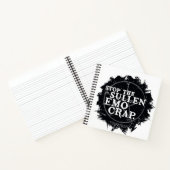 bovennatuurlijk "emo" citaat notitieboek (Binnen)