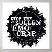 bovennatuurlijk "emo" citaat poster (Voorkant)