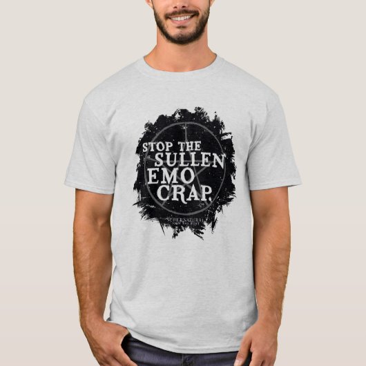 bovennatuurlijk "emo" citaat t-shirt (Voorkant)