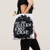 bovennatuurlijk "emo" citaat tote bag (Dichtbij)