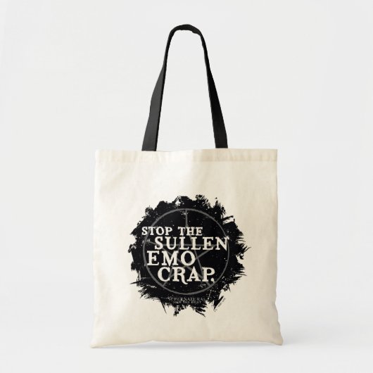 bovennatuurlijk "emo" citaat tote bag (Voorkant)