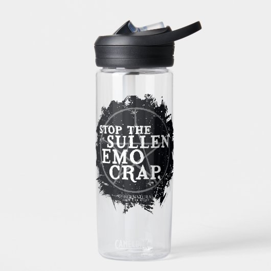 bovennatuurlijk "emo" citaat waterfles (Links)