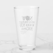 Bovennatuurlijk "Knuffel terug" citaat Glas (Achterkant)