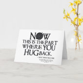 Bovennatuurlijk "Knuffel terug" citaat Kaart (Gele Bloem)