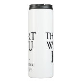 Bovennatuurlijk "Knuffel terug" citaat Thermosbeker (Achterkant)