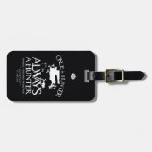 Bovennatuurlijk "Ooit een jager, altijd een jager" Bagagelabel (Voorkant horizontaal)