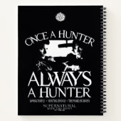 Bovennatuurlijk "Ooit een jager, altijd een jager" Notitieboek (Achterkant)
